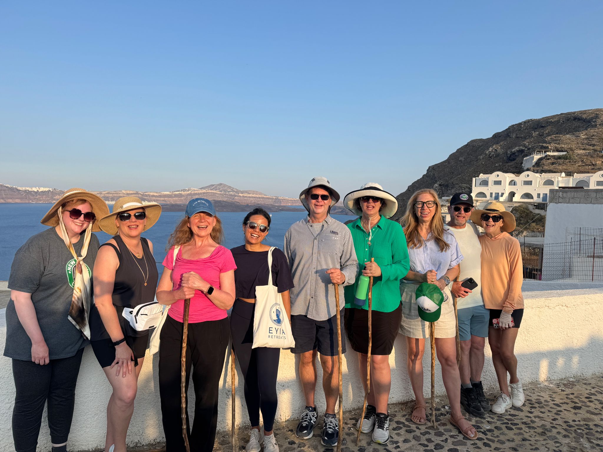 Art of Living Well Retreat Hiking in Therasia